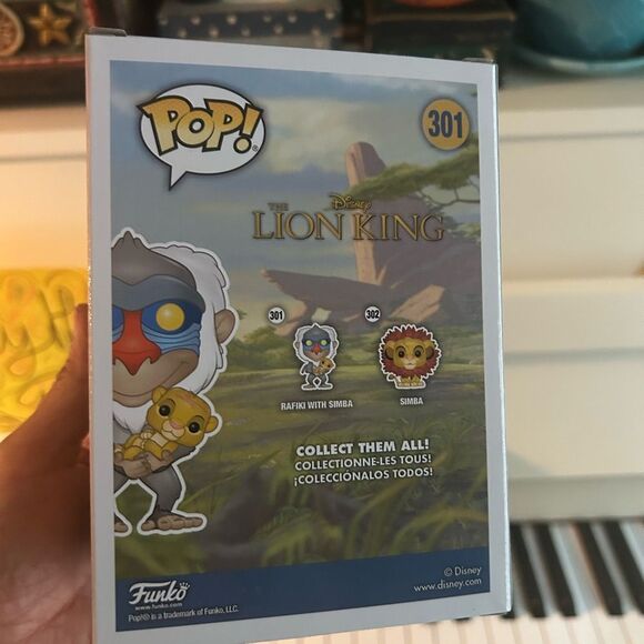 Funko Pop Disney Rafiki with Simba Figure 301 - Picture 9 of 11